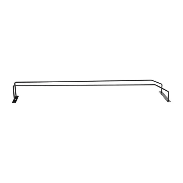 Hanging Glass Rack Black 61 cm