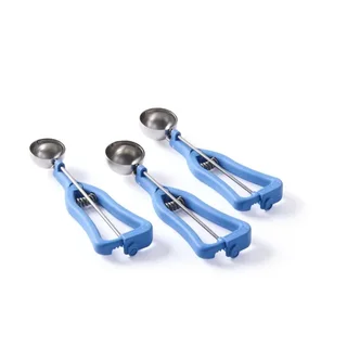 Porcionador de Sorvete Profissional 51 mm - Colher Dosadora Redonda em Aço Inoxidável