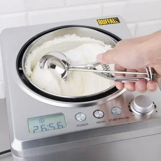 70ml Edelstahl Eisportionierer - Professionelle Portionierschaufel