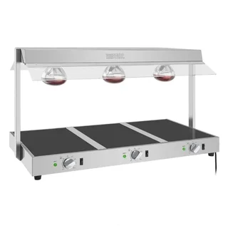Ponte Termico 3 Vasche Gastronorm GN 1/1 - Struttura in Acciaio Inox