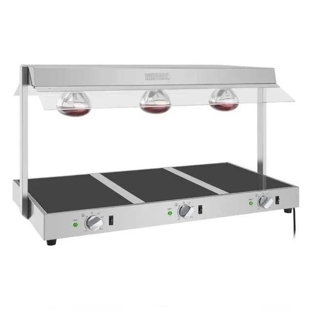 Ponte Termico 3 Vasche Gastronorm GN 1/1 - Struttura in Acciaio Inox
