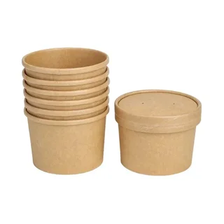 Kraft Soup Container 240ml - Pack of 300