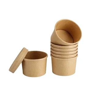 Kraft Soup Container 240ml - Pack of 300