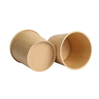 Kraft Soup Pot 360ml - Hot/Cold Eco-Friendly Container - Pack of 300 Units