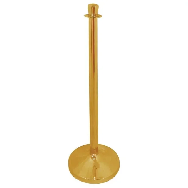 Edelstahl- und Messing-Absperrständer mit Flachkopf