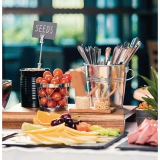 Salt and Pepper Spice Set with Pots and Spoons