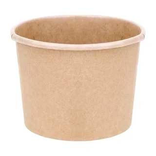 Contenitori per Zuppa Kraft 340ml Ø98mm - 500 Unità