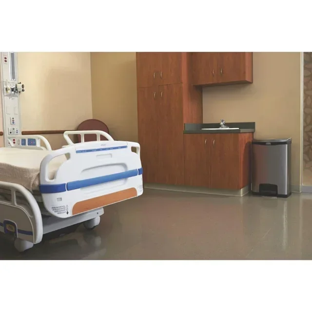 Poubelle Inox À Pédale Frontale Slim Jim 50 Litres