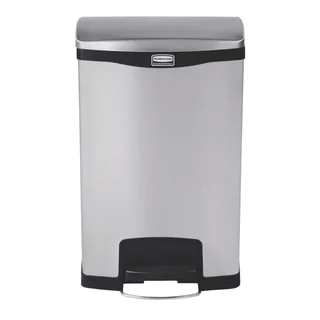 Poubelle Inox À Pédale Frontale Slim Jim 50 Litres