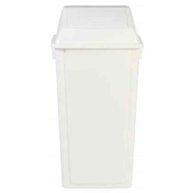 Lixeira de Parede 60 Litros - Branco - Coletor de Lixo para Fixação na Parede
