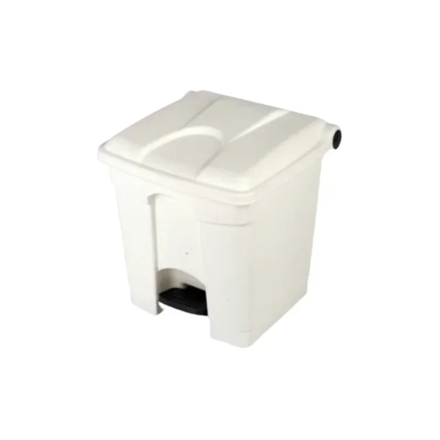Poubelle Pédale 30L - Couleur Blanche