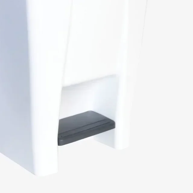 Step-On Pedal Bin 80 Litres Red with Wheels - Automatic Lid