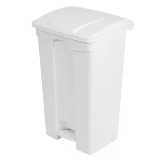 87 L Pedal Bin for Kitchen - White Color