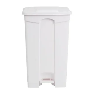 87 L Pedal Bin for Kitchen - White Color