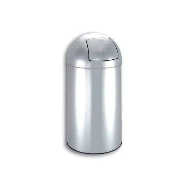 Brushed Stainless Steel Pedal Bin 50 Litres with Push Opening