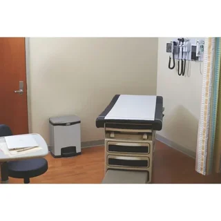 Slim Jim Edelstahl-Tretmülleimer 30L mit Frontöffnung