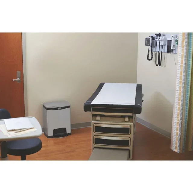 Slim Jim Edelstahl-Tretmülleimer 30L mit Frontöffnung