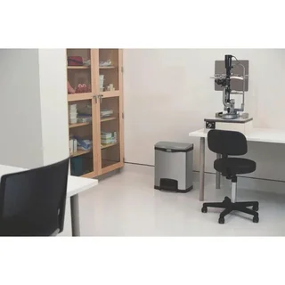 Slim Jim Edelstahl-Tretmülleimer 30L mit Frontöffnung