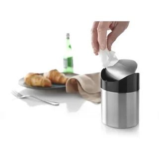 Lixeira de Mesa em Aço Inoxidável 18/10