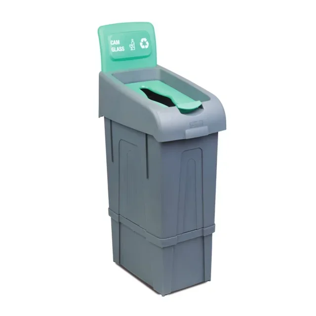 Papelera de Reciclaje 80 L - Vidrio