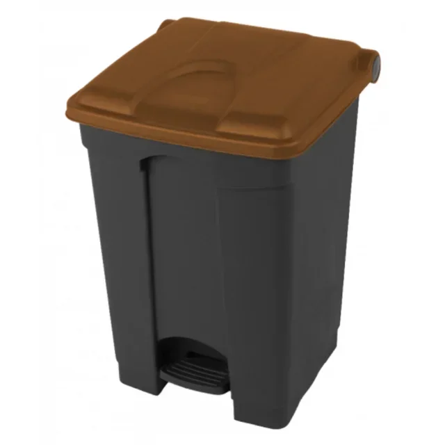 Cubo de Compost 45 Litros - Color Antracita y Marrón