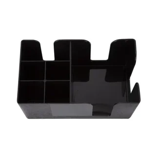 Black 3-Section Countertop Display Stand