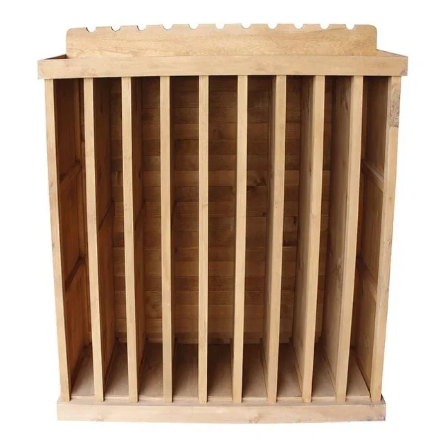 Wooden Bottle Display Honey 1170x350 mm - Natural Pine