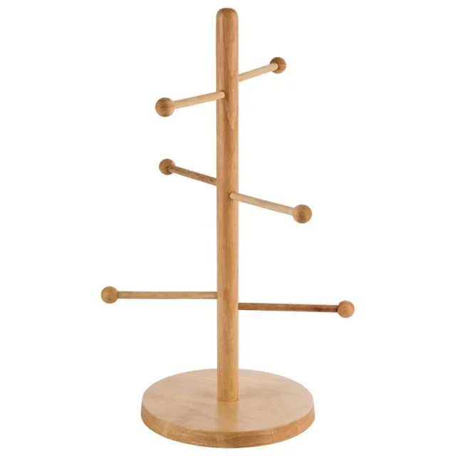 Porta-Bretzel ou Expositor de Salsichão em Madeira