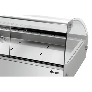 Beheizte Vitrine 6 GN 1/3 Behälter - Professionelle Warmhaltevitrine