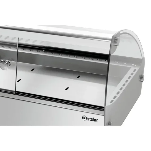 Beheizte Vitrine 6 GN 1/3 Behälter - Professionelle Warmhaltevitrine