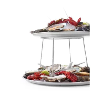 Seafood Display Stand with 2 Included Trays
