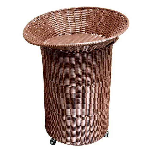 Rotating Display Stand in Polypropylene - Chocolate - Diameter 690 mm