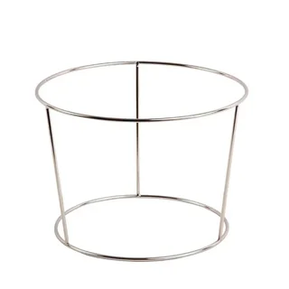 Meeresfrüchte-Präsentationsständer aus Edelstahl