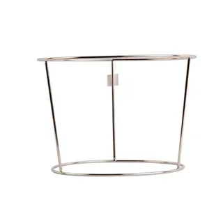 Meeresfrüchte-Präsentationsständer aus Edelstahl