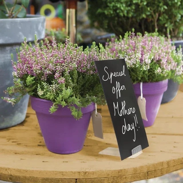 Présentoir de Table pour Petites Ardoises A8 - Pack de 10 Supports