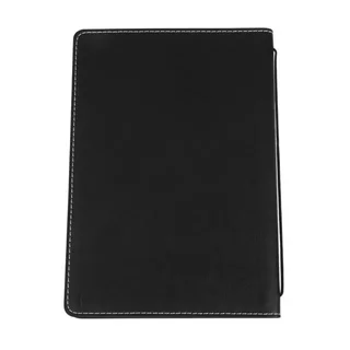Menu Cover A5 Black Leather Effect