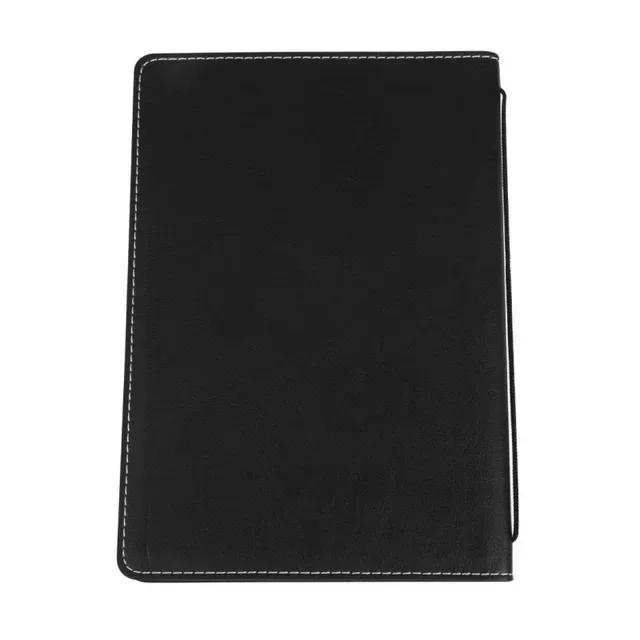 Menu Cover A5 Black Leather Effect