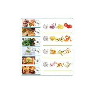 R 301 Robot de Cocina Multifunción Picadora y Cortadora de Verduras