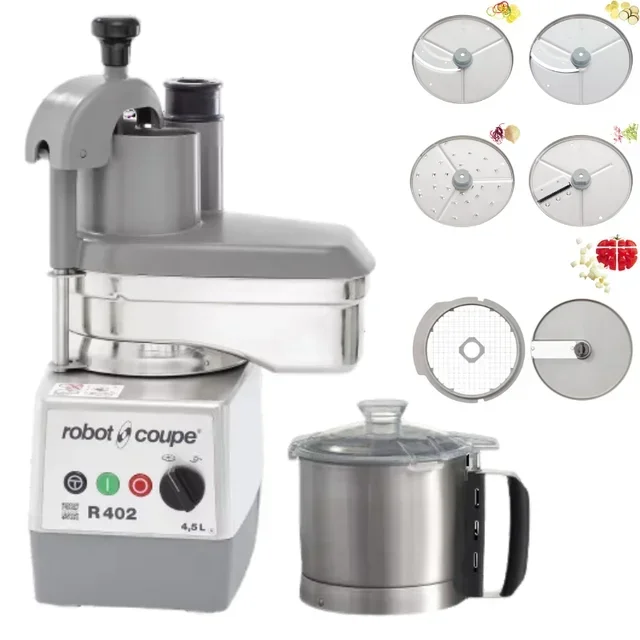 R 402 Cortadora Combinada & Rebanadora de Verduras 6 Discos 400 V