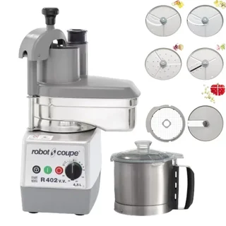 R 402 V.V Coupe Légumes Combiné avec 6 Disques de Découpe