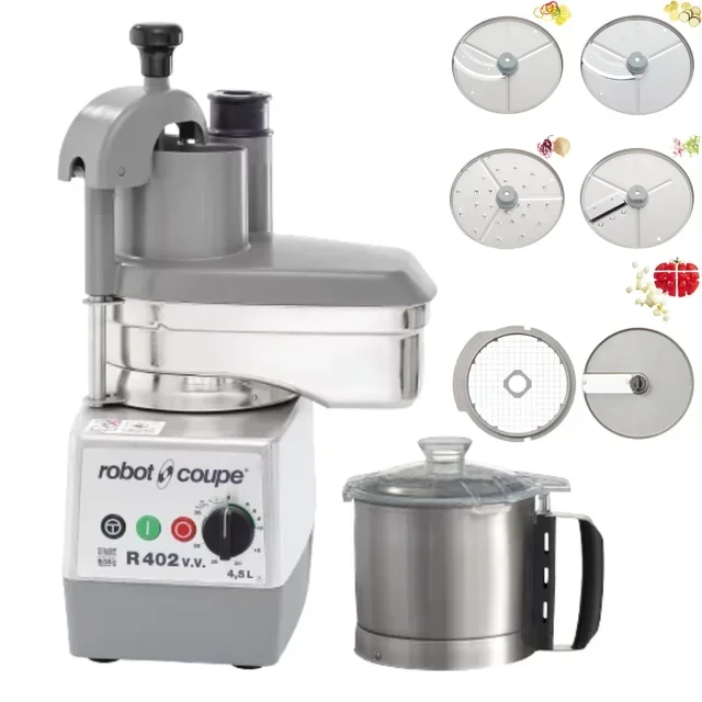 R 402 V.V Coupe Légumes Combiné avec 6 Disques de Découpe