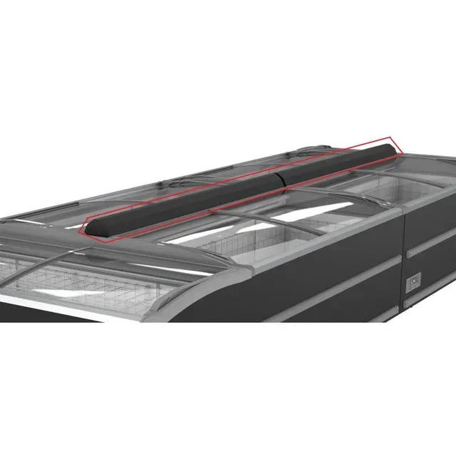 Black Chest Freezer Connection - Height 188 cm