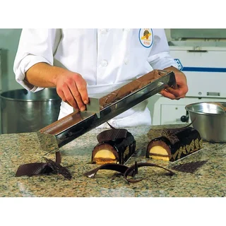 Raclette in Acciaio Inox per Ceppi - 122 x 80 mm