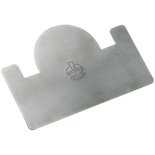 Raclette in Acciaio Inox per Ceppi - 122 x 80 mm