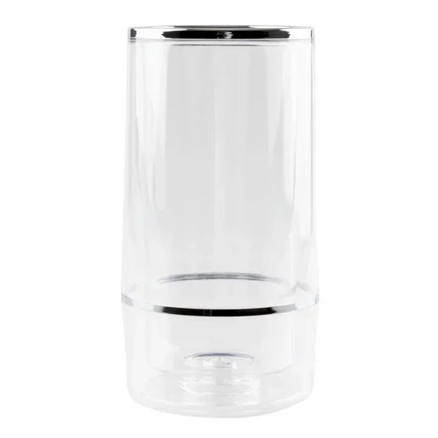 Doppelwandiger Flaschenkühler für Wein - Transparentes Acryl