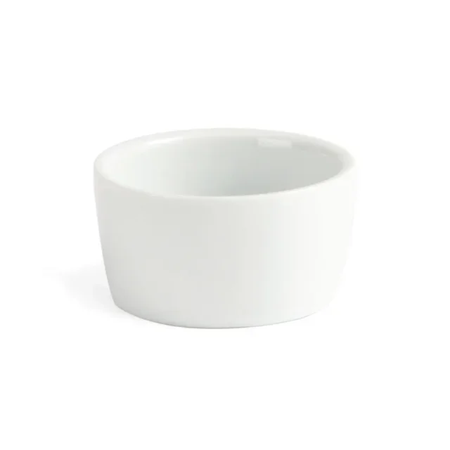 White Porcelain Butter Dish - Ø 62 mm - Pack of 12 Pieces
