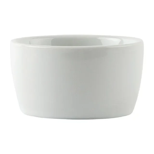 White Porcelain Butter Dish - Ø 62 mm - Pack of 12 Pieces