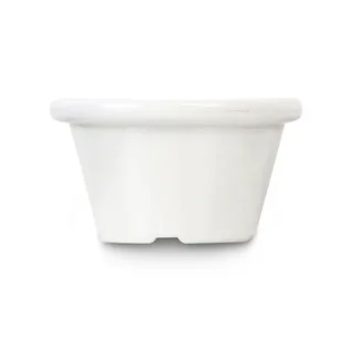 Ramequins de Plástico Marfim - Conjunto 12 Peças