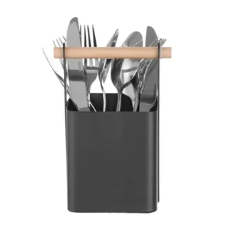 Black Table Cutlery Holder 140x105 mm