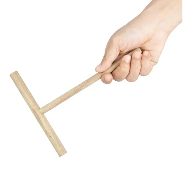 Râteau de Cuisine en Bois pour Crêpes et Pâtisseries